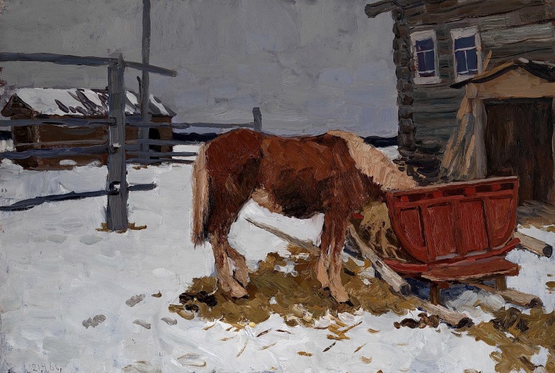 "Painting. Animals" by Vladimir Fedorovich Stozharov