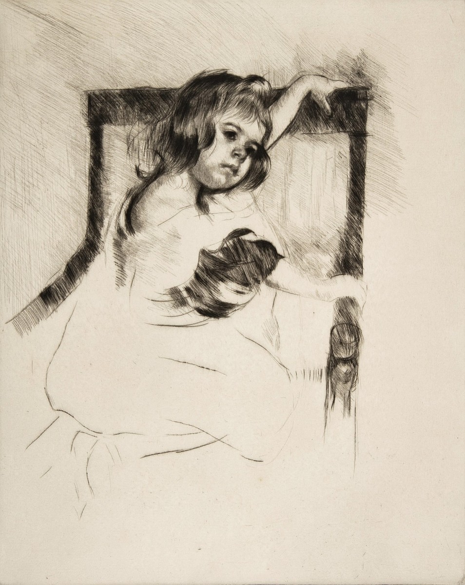 "Drawing. Figure" by Mary Cassatt