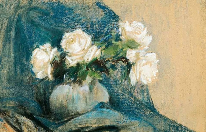 "Pictură. Flori" by Leon Wyczółkowski