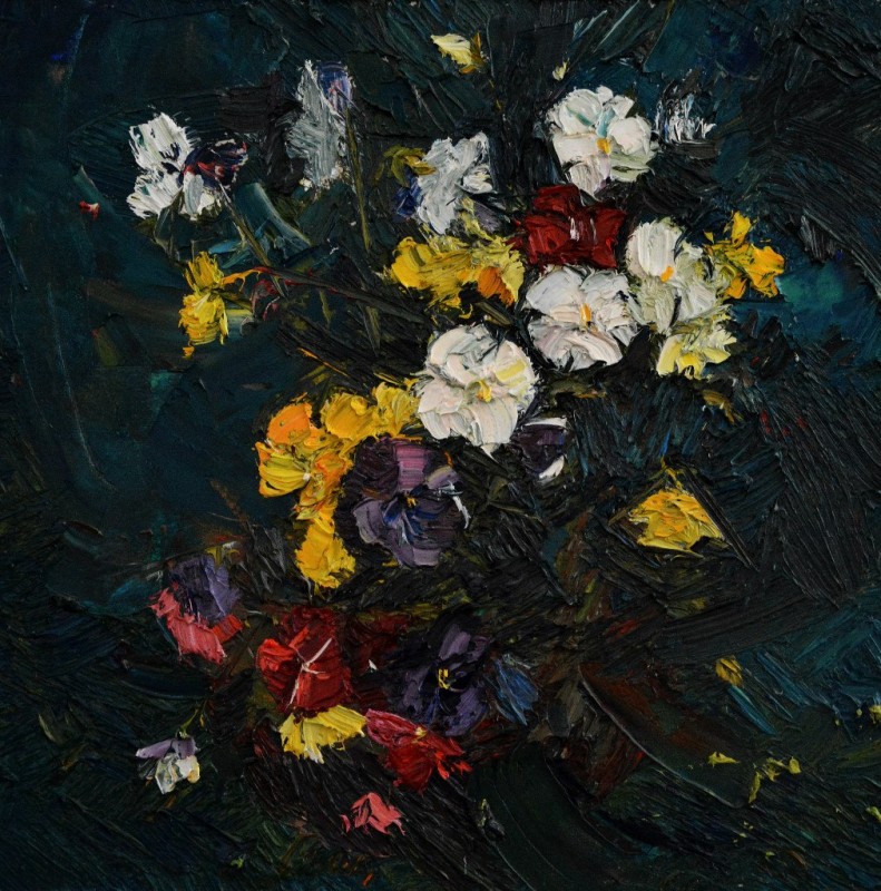 "Natură statică" by Vlada Cibuc, 2015, oil on canvas
