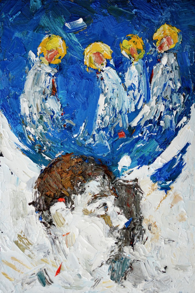 "Композиция" by Александру Cебан, масло / холст