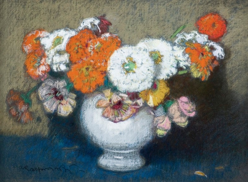 "Drawing. Flowers" by Alfons Karpiński