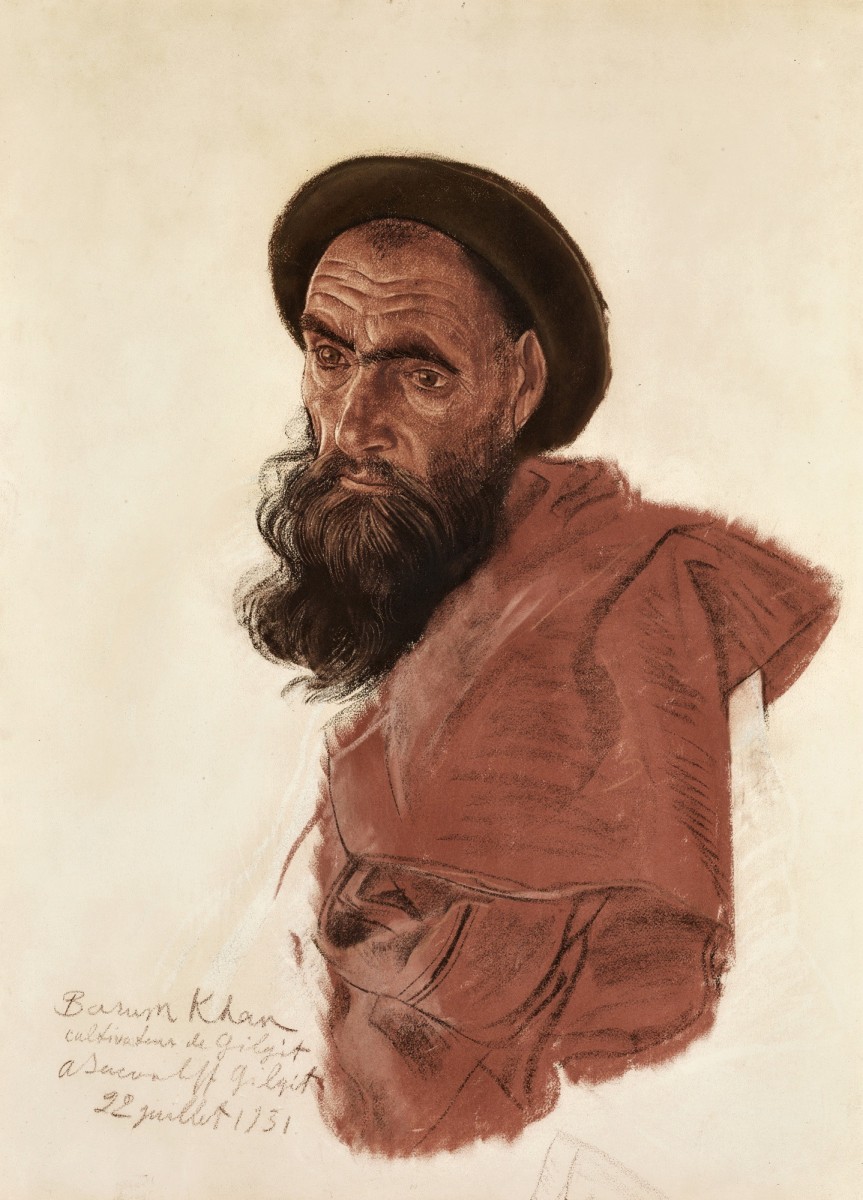 "Painting. Figure" by Alexandre Yevgenievich Jacovleff