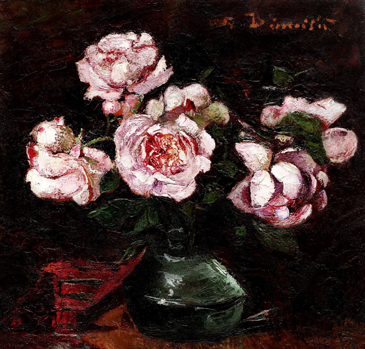 "Pictură. Flori" by Octav Băncilă