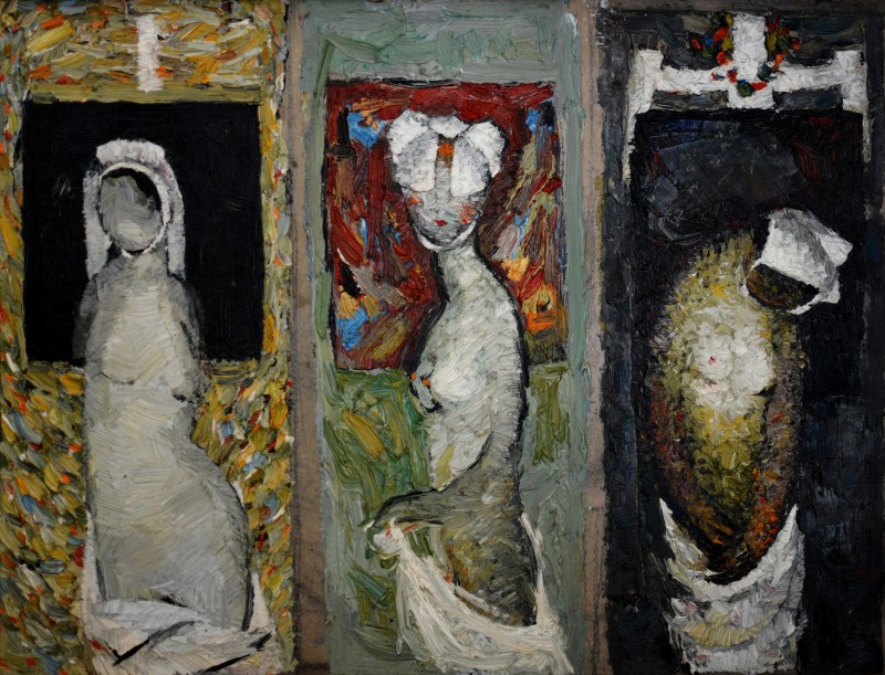"Живопись. Дипломная работа. Продолжительный" by Cаролина Леагул, 300x390mm, масло / холст