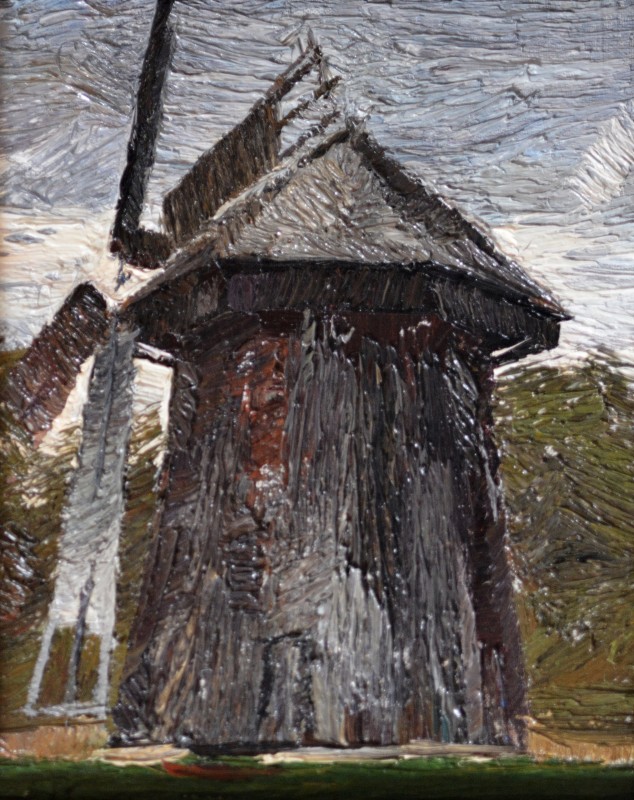 "Pictură. Pleinair. De lungă durată" by Alexandra Clapatiuc, 300x250mm, ulei pe pânză