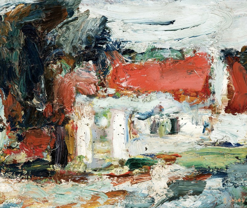 "Compoziție" by Eugène Leroy