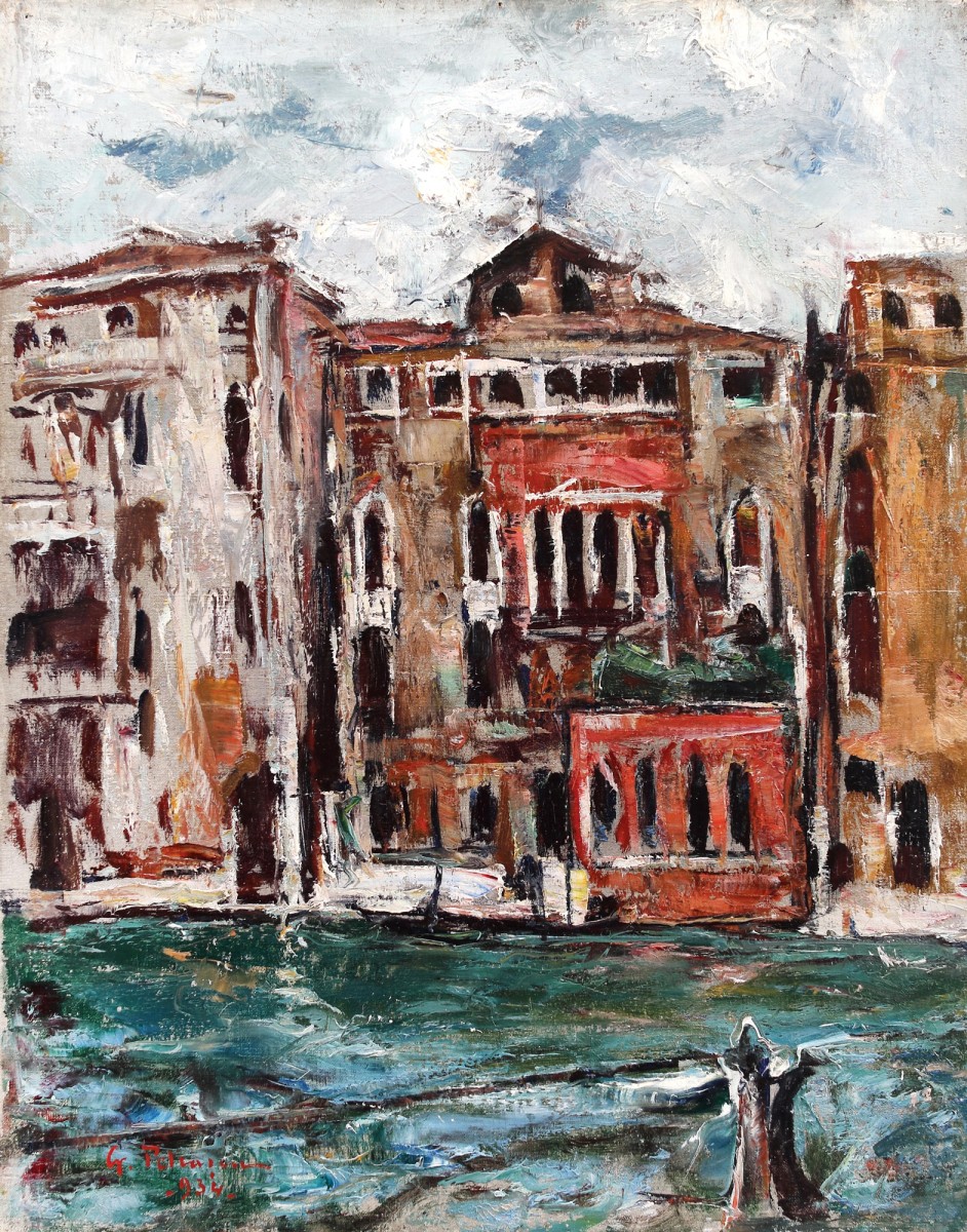 "Painting. Pleinair. Urban" by Gheorghe Petrașcu