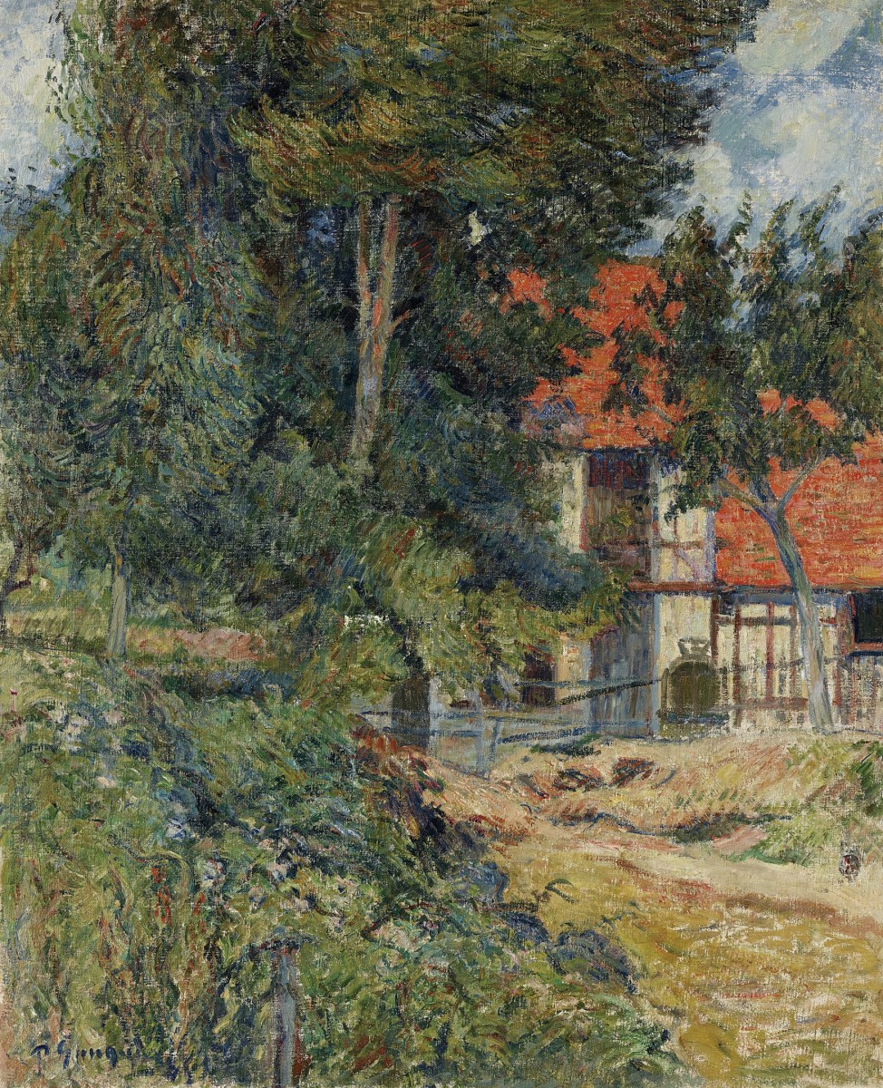 "Pictură. Peisaj" by Paul Gauguin