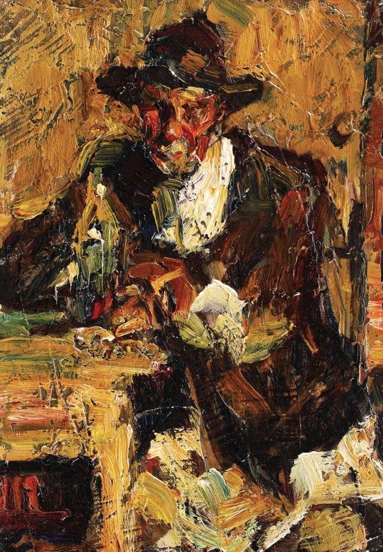 "Painting. Figure" by Rudolf Schweitzer-Cumpăna