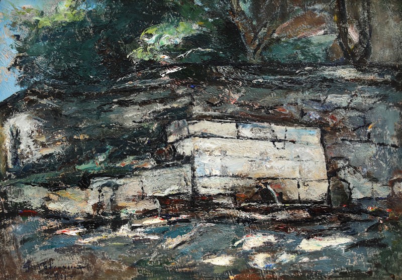 "Painting. Pleinair" by Gheorghe Petrașcu