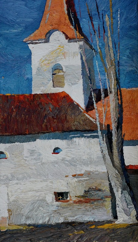 "Etude. Transilvania" by Anatol Ghimpu, 2013, 520x300mm, oil on canvas