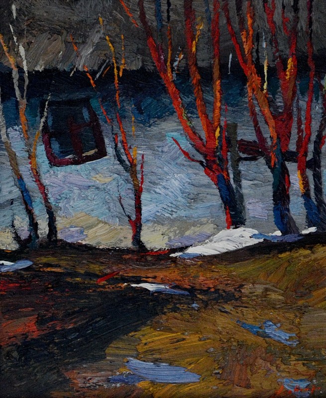 "Николаеука" by Анатол Гимпу, 2010, 300x250mm, масло / холст