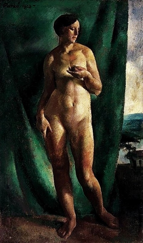 "Painting. Nude. Figure" by Károly Patkó