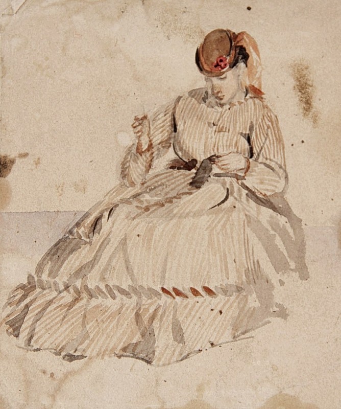"Drawing. Figure" by Conrad Wise Chapman