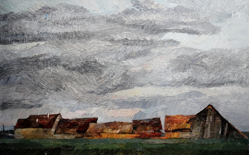 "Painting. Pleinair. Pleinair romania" by Dumitrița Znaida, oil on canvas