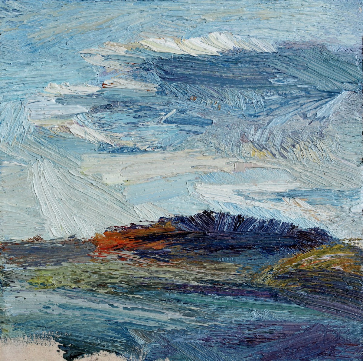 "Pictură. Peisaj. Pleinair. Pleinair România" by Sanda Ceban, ulei pe pânză