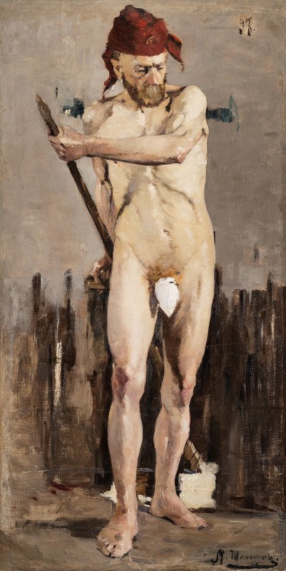"Pictură. Nud" by Mihail Mikhailovich Chemiakin