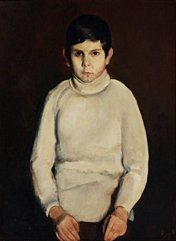 "Pictură. Figură / semifigură" by Corneliu Baba
