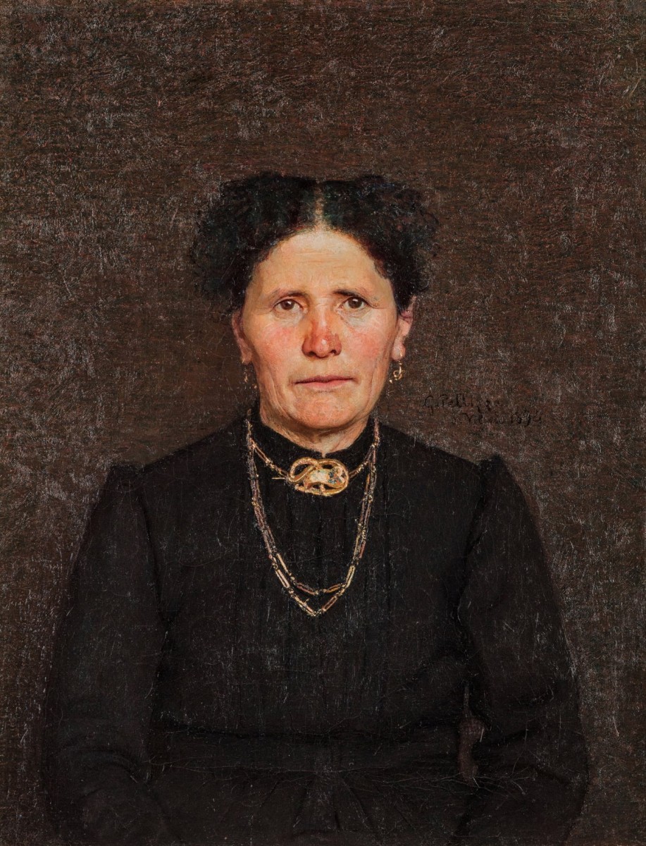 "Painting. Portrait" by Giuseppe Pellizza da Volpedo