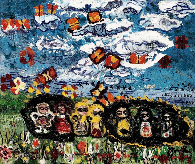 "Pictură. Abstract" by Ion Țuculescu