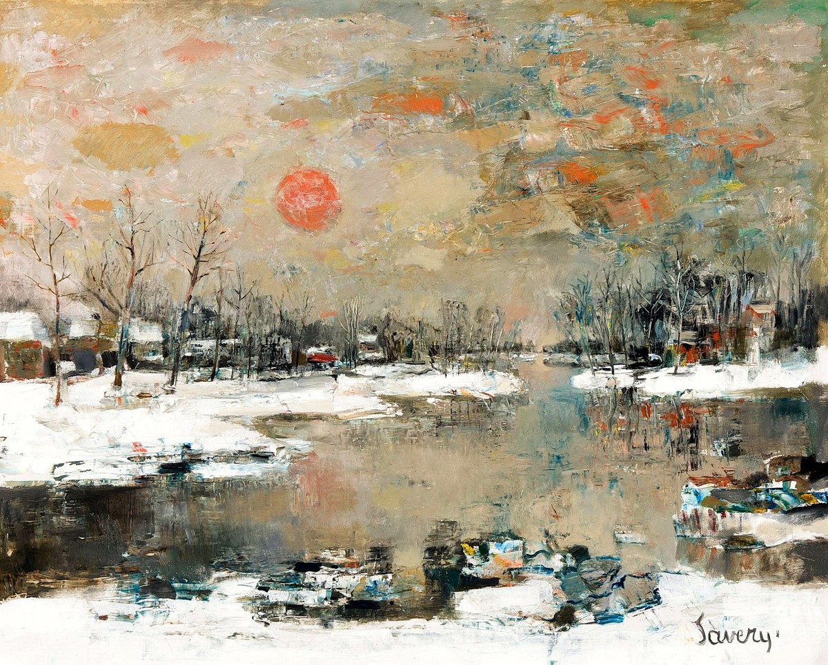 "Pictură. Rural" by Albert Saverys