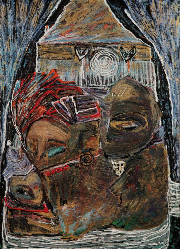 "Scent of Love" by Nicoleta Stati, 2010, mixed technique on paper