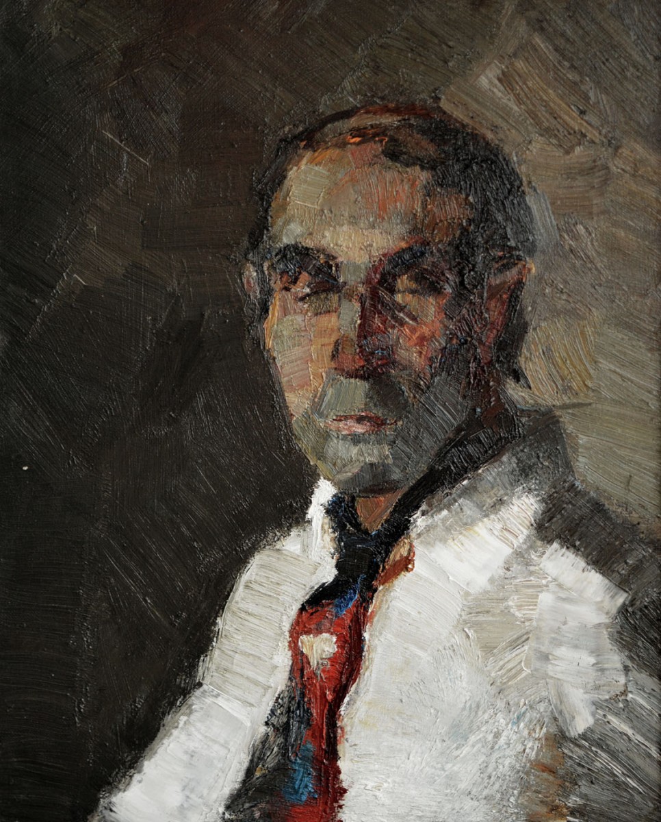"Portret" by Елена Ниcолэесcу, 2003, 500x400mm, масло / холст