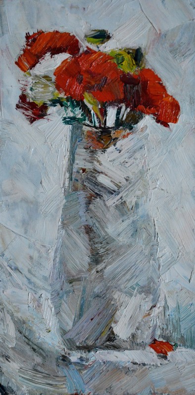 "Painting. Etude. Pleinair. Long term" by Natalia Bzovii, 400x200mm, oil on canvas