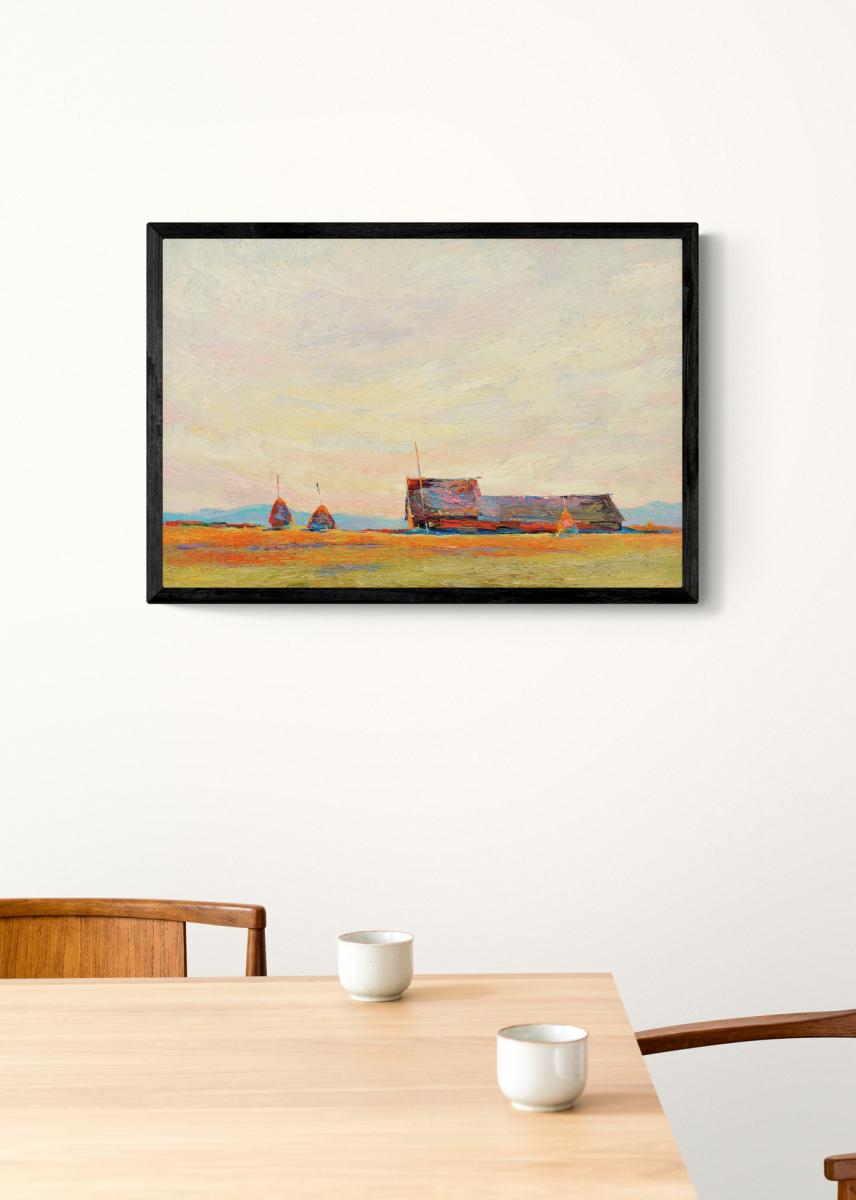 "State. Landscape with clouds", Anatol Ghimpu