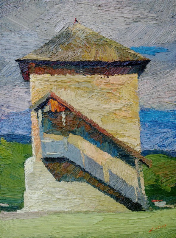 "Pictură. Pleinair" by Anatol Ghimpu, ulei pe pânză