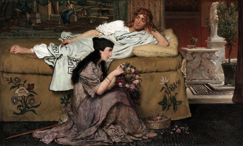 "Compoziție. Oameni" by Lawrence Alma-Tadema