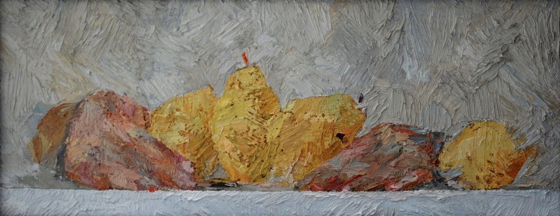 "Still life with hands" by Ioana Mocanu, 2020, ulei pe pânză