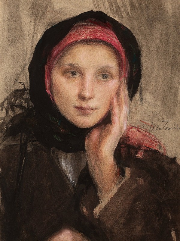 "Painting. Portrait" by Teodor Axentowicz
