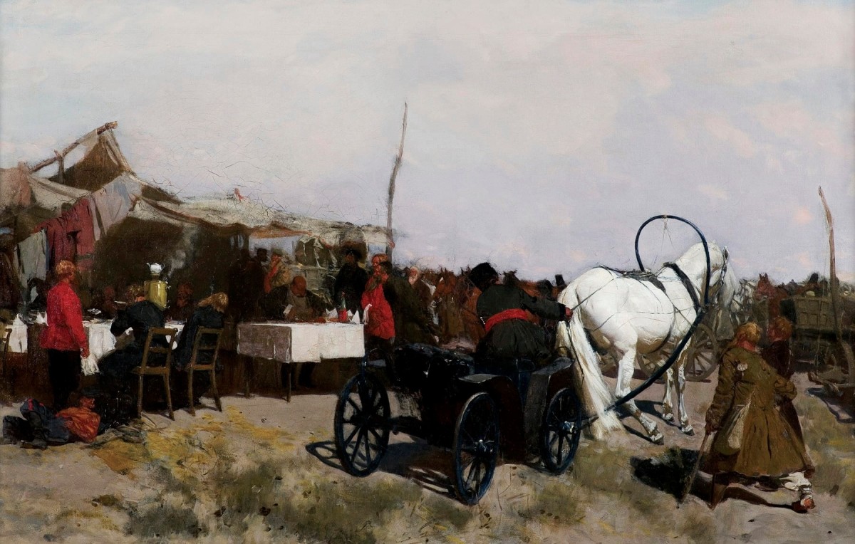"Живопись. Животные" by Józef Chełmoński
