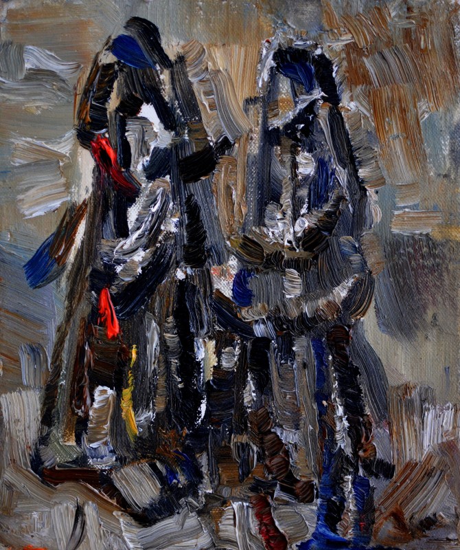 "Etude. Pleinair" by Diana Rumeghea, oil on canvas
