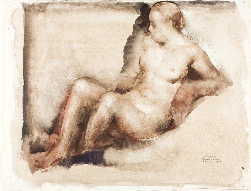 "Pictură. Nud" by Grigori Efimovich Glyukman
