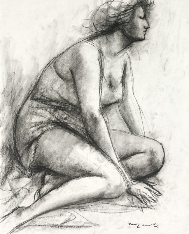"Drawing. Figure" by Giacomo Manzù