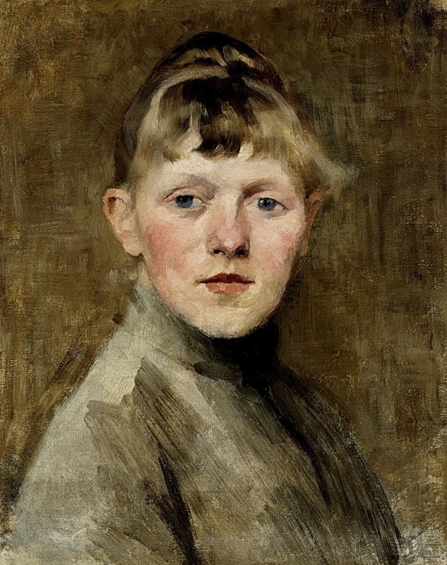 "Compoziție. Portret" by Helene Schjerfbeck