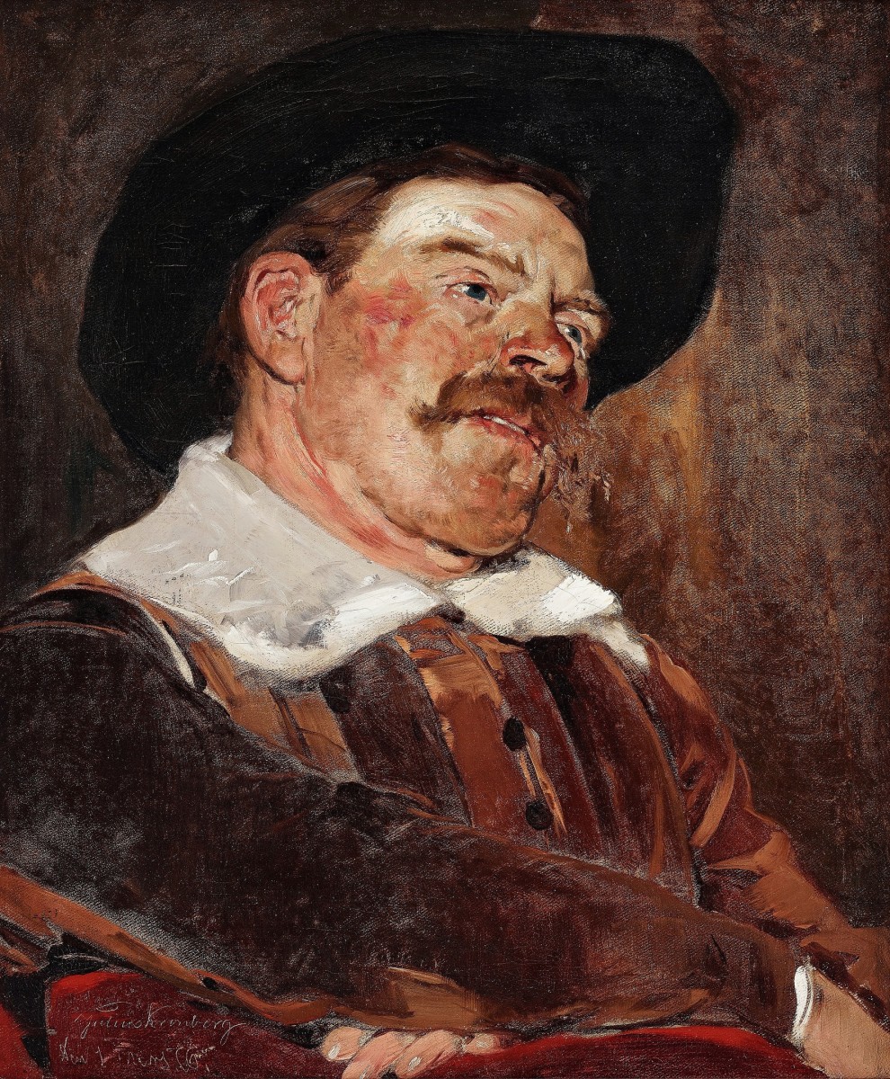 "Painting. Portrait" by Julius Kronberg