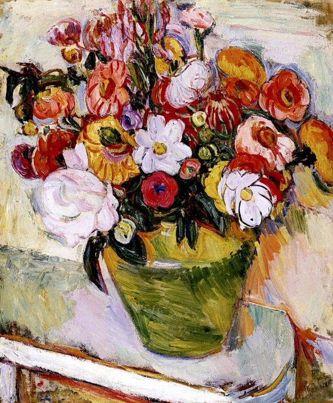 "Painting. Flowers" by Abram Anshelevich Manevich