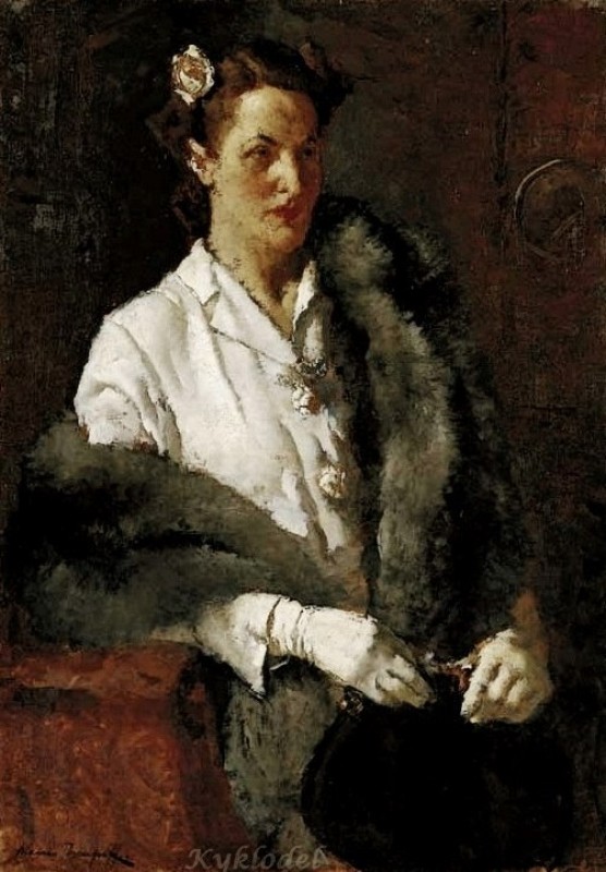 "Painting. Portrait" by Aleksei Vladimirovich Isupov