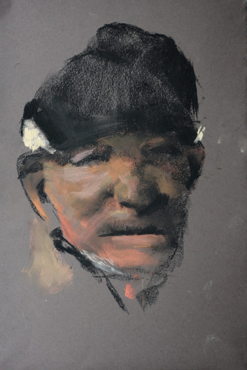 "Portret" by Ion Golubei, 2019, ulei pe pânză