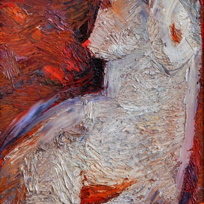 "Compoziție. Nud" by Александра Cлапатиуc, 2010, 600x300mm, масло / холст