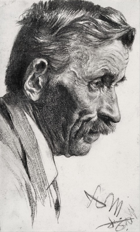 "Desen. Portret" by Adolph von Menzel