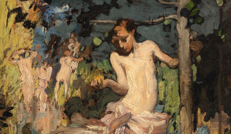 "Compoziție. Nud" by Frank Brangwyn