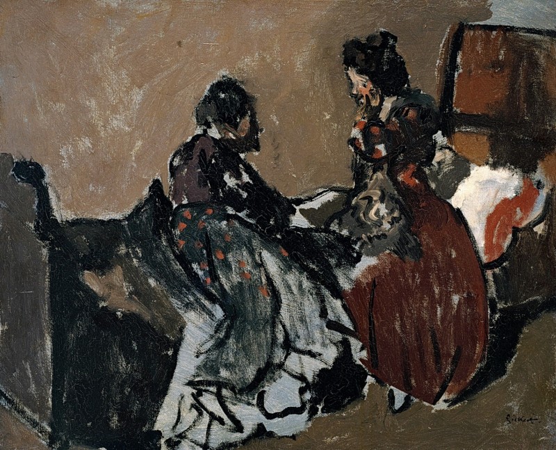 "Compoziție. Oameni" by Walter Sickert