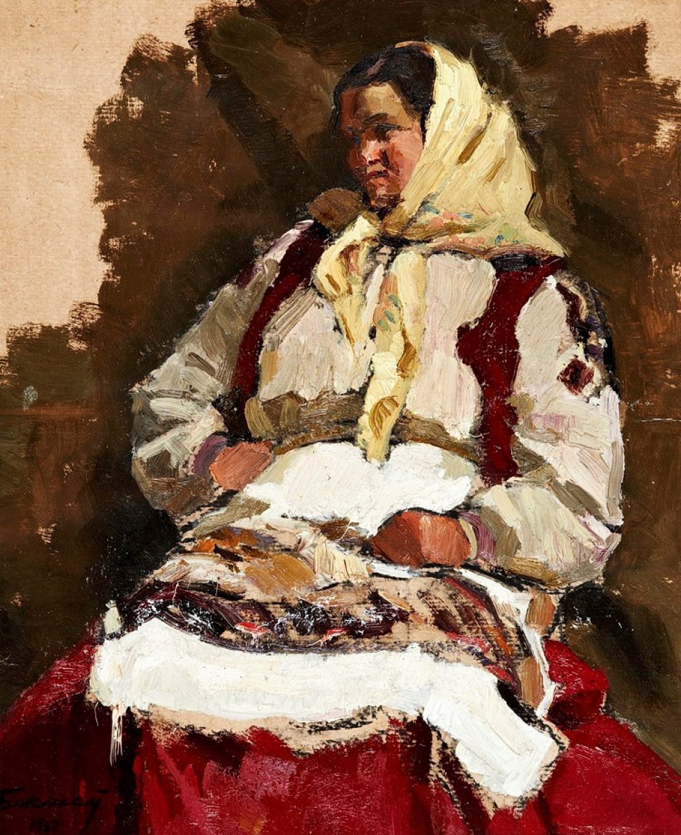 "Pictură. Figură / semifigură" by Iosif Iosifovich Bokshay