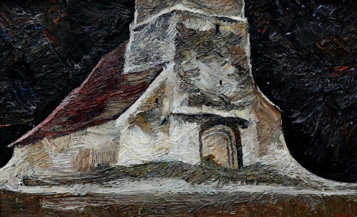 "Pictură. Pleinair. Pleinair România" by Alexandra Clapatiuc, ulei pe pânză