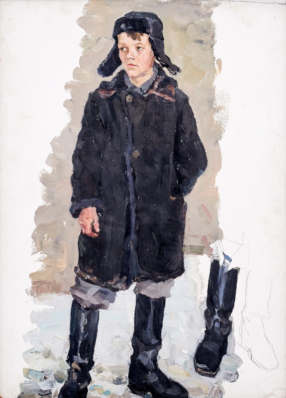 "Painting. Figure" by Arkady Alexandrovich Plastov